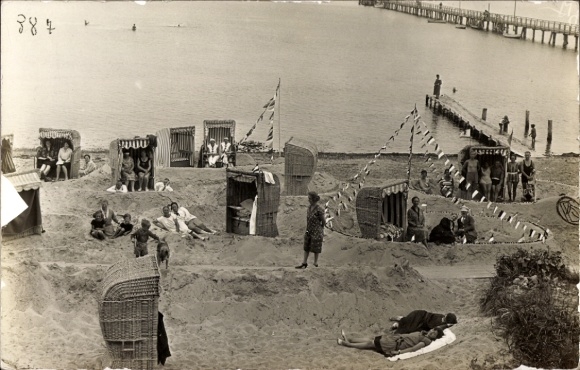 Foto Ak Ostseebad Brunshaupten Kühlungsborn, Strandpartie