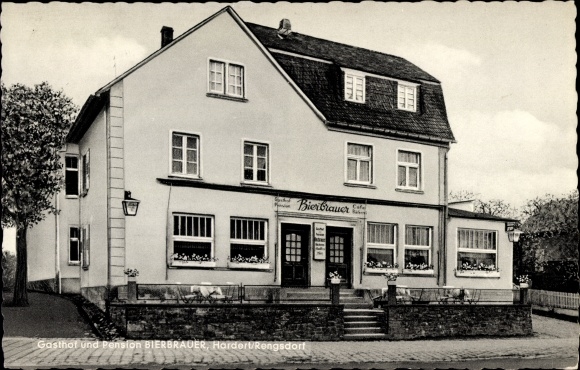 Postcard Hardert in the Westerwald, inn and pension beer brewer