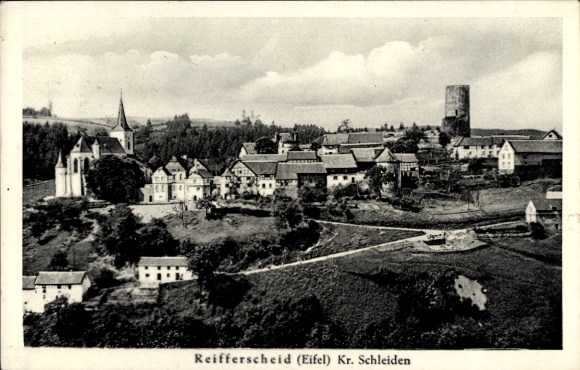 Postcard Reifferscheid near Adenau in the Eifel, general view