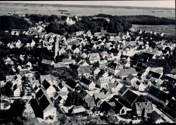 Photo Illertissen in Swabia, aerial photograph