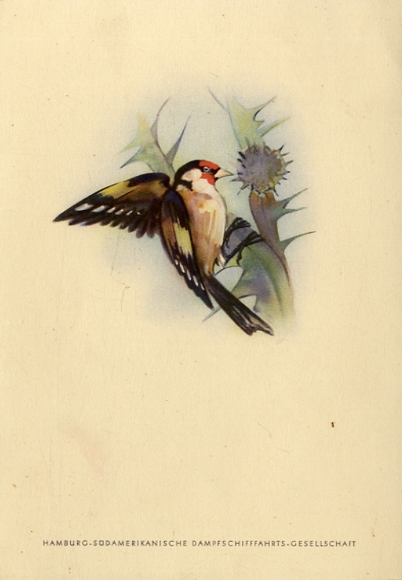 Menükarte, Dampfer Monte Rosa, 2. Juli 1932, Speisefolge