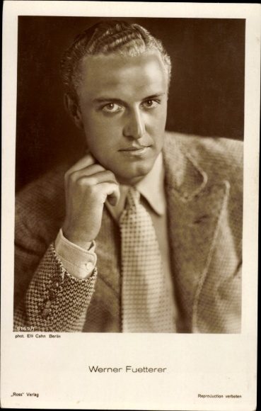 Postcard Actor Werner Fuetterer, Ross Verlag 5169 1, portrait