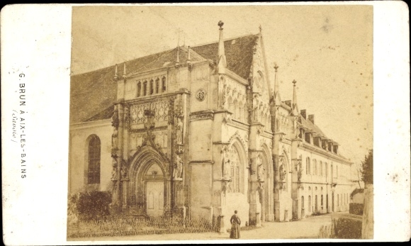 CDV Saint-Pierre-de-Curtille Savoie, Abbaye Hautecombe, 1872