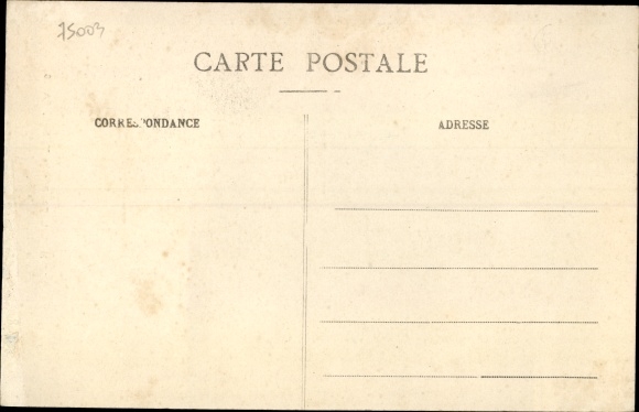 Briefkaart Parijs III., Parijs Frankrijk Hotel, Rue de Turbigo