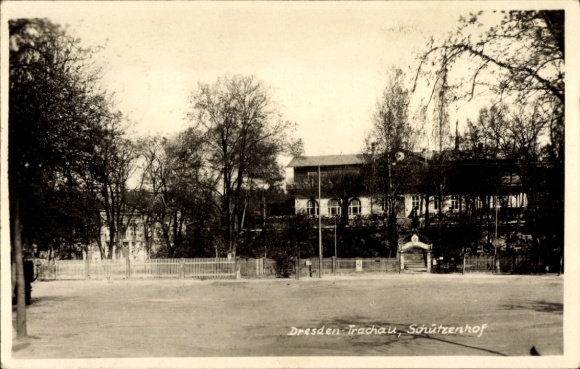 Photo Postcard Dresden Trachau, Schützenhof
