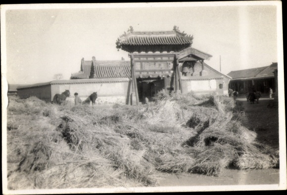 Photo China, view of a temple 1930