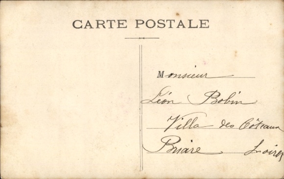 Letters Postcard First Name Leon, Two Women, Lute, Flowers