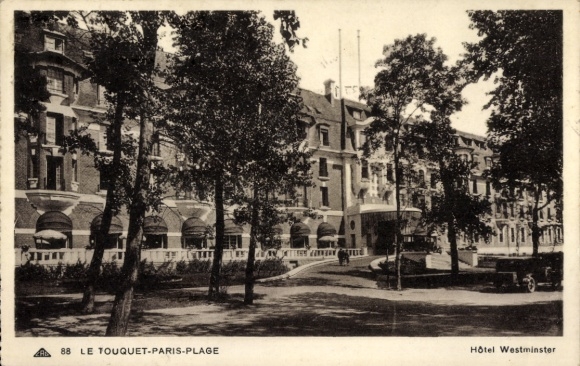 Postcard Le Touquet Paris Plage Pas de Calais, Hotel Westminster
