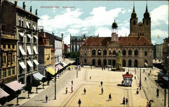 50 Ak Magdeburg Elbe, diverse Ansichten, kleinformatig