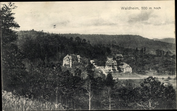 Postcard Oberdachstetten Middle Franconia, Waldheim, general view