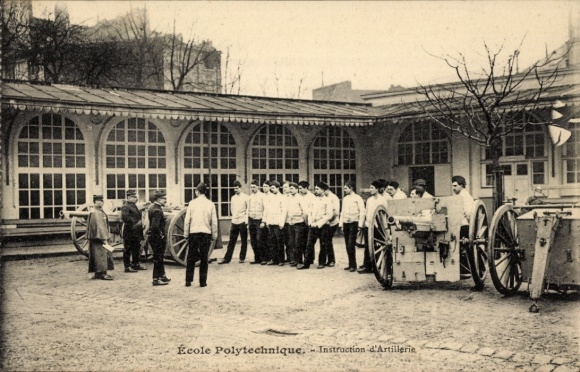 CPA Ecole Polytechnique, Instruction d'Artillerie