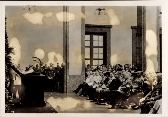 Photo H. Hoffmann, Munich, HDK, Hitler, opening speech, German Art Exhibition 1939, Rudolf Hess
