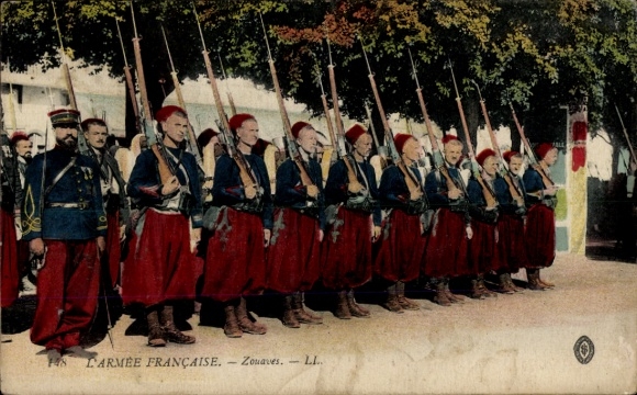 CPA Armee Francaise, Zouaves