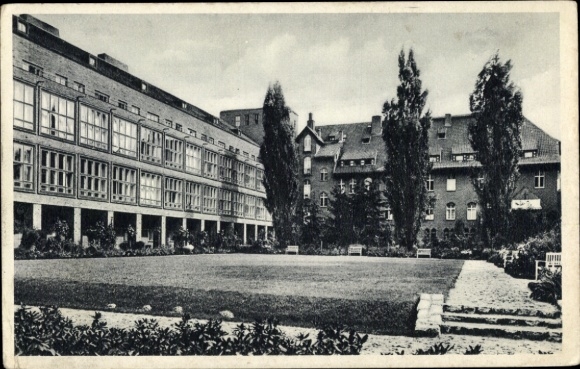 Postcard Berlin Reinickendorf Hermsdorf, Hospital of the Dominican Sisters