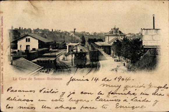 CPA Robinson Hauts de Seine, Gare Sceaux-Robinson