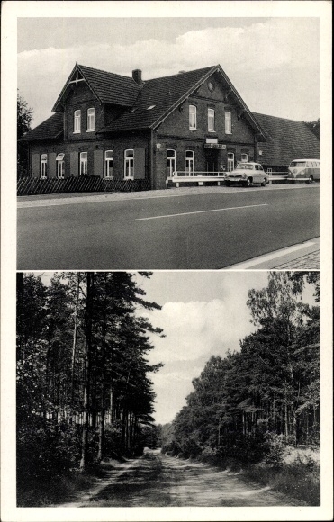 Postcard Stuhr in Lower Saxony, Gasthof zum Grünen Jäger
