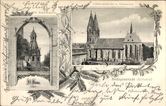KP Heilbad Heiligenstadt Eichsfeld Turyngia, Kościół Najświętszej Marii Panny, Gimnazjum, Kaplica św. Anny