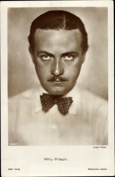 Ak Schauspieler Willy Fritsch, Portrait, Ross 4555/1