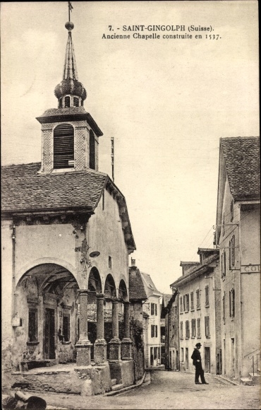 KP Saint Gingolph Canton of Valais Szwajcaria, Ancienne Chapelle