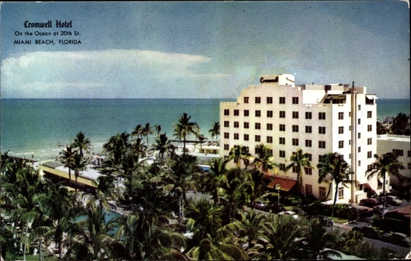 Ak Miami Beach Florida VS, Cromwell Hotel, 20th Street
