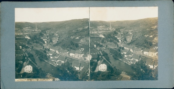 Stereo photo Rübeland Oberharz am Brocken, view of the place