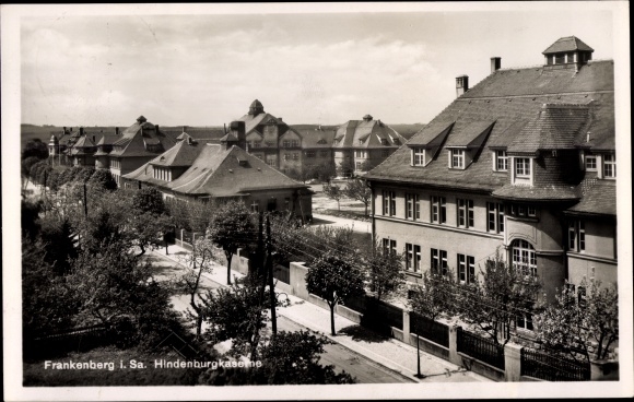 Ak Frankenberg in Sachsen, Blick auf die Hindenburgkaserne