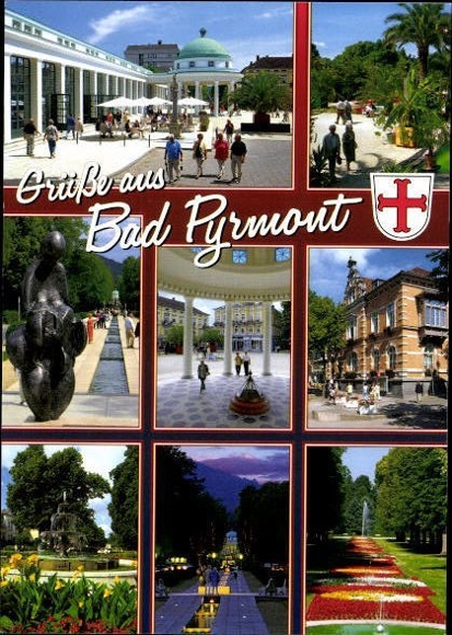 10 old PCs Bad Pyrmont in Lower Saxony, various views
