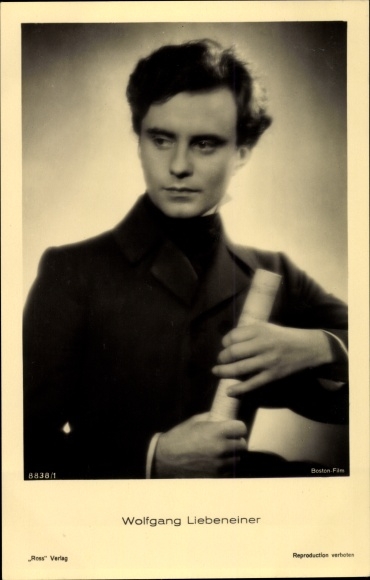 Ak-acteur Wolfgang Liebeneiner, Portrait, Ross Verlag 8838 1