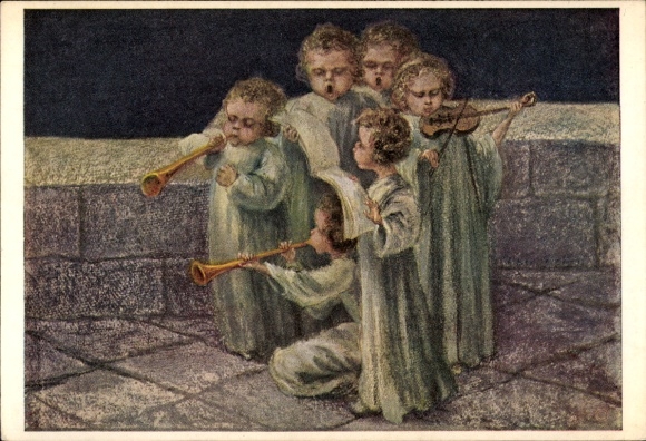 Artist Postcard Spötl, Maria, Our song shall resound to you
