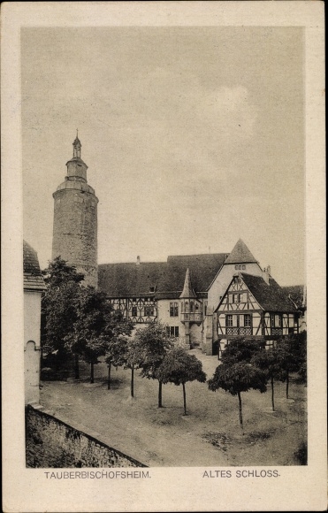 PC Tauberbischofsheim in Baden Württemberg, old castle