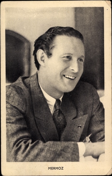 French pilot Jean Mermoz, portrait