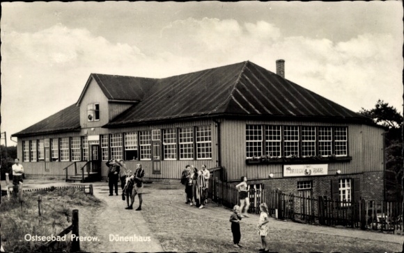 Postcard Prerow Darß Ostsee, The Dune House seen from the outside