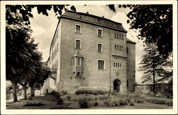 Postcard Westerburg Westerwald, convalescent home, castle, bay window