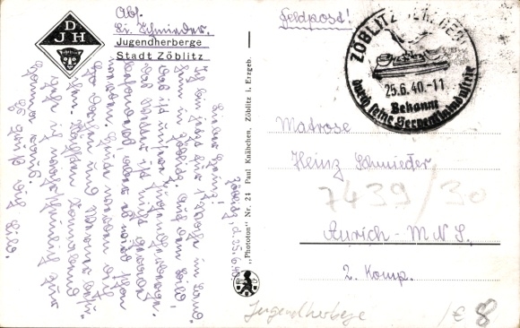 Postcard Zöblitz Marienberg in the Ore Mountains Saxony, Youth Hostel DJH, Children