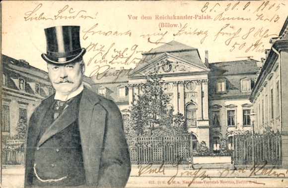 PC Berlin, Reich Chancellor Palace, Bülow, portrait