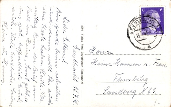 Postcard Geesthacht on the Elbe, St. Salvatoris Church