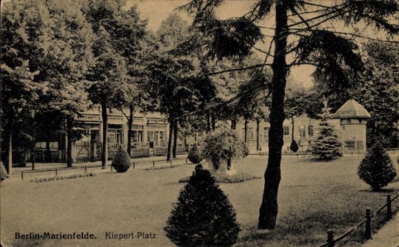 Ak Berlin Tempelhof Marienfelde, Kiepert-Platz