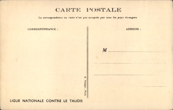 Artist Postcard Poulbot, Francisque, Children and Pig in a Kitchen