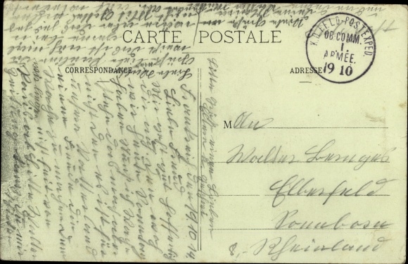 Postcard Chauny Aisne, General View of the Station, Bahnhof, Gleisseite
