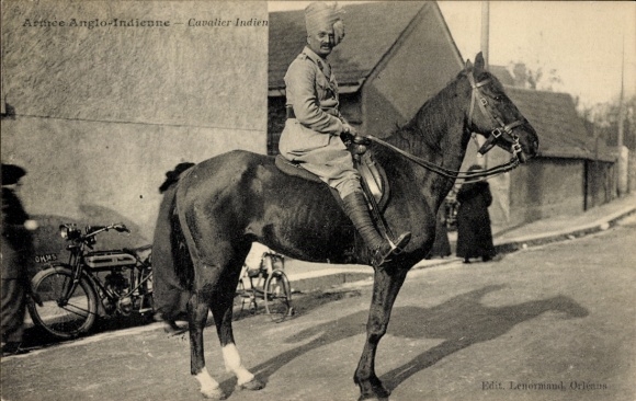 CPA Armée Anglo-Indienne, Cavalier India