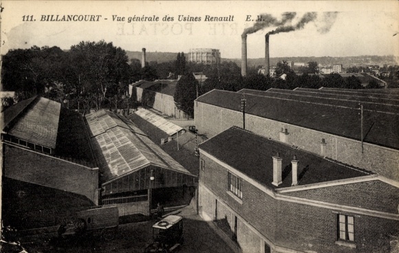 PC Billancourt Hauts de Seine, Usines Renault
