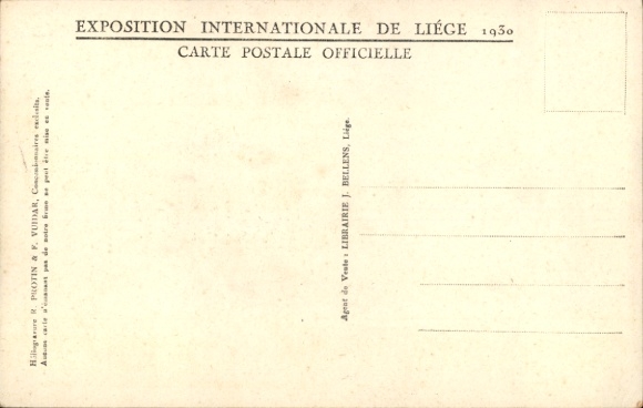 Postcard Liège Liège Wallonia, World Exhibition 1903, Maison du Peuple