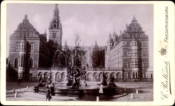 CdV Hillerød Hilleröd Denmark, Frederiksborg Slot