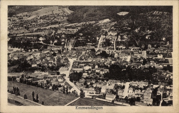 KP Emmendingen im Breisgau Baden, zdjęcie lotnicze