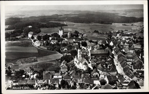 PC Haag in Upper Bavaria, total view