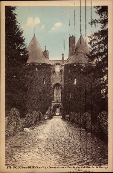 KP Rozoy en Brie Seine et Marne, Entree du Chateau de la Grange