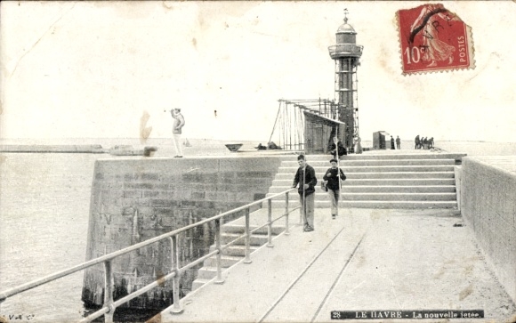 Postcard Le Havre Seine Maritime, Nouvelle Jetee