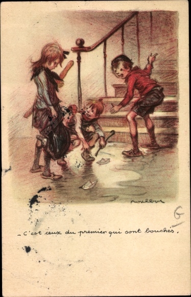 Artysta KP Poulbot, Francisque,C'est ceux du premier qui sont bouches,Ligue National contre taudis
