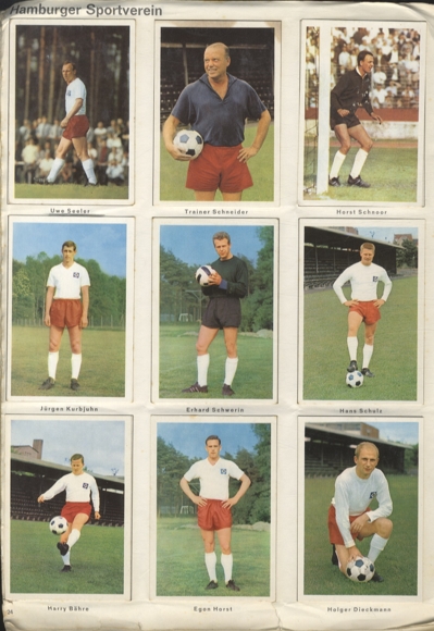 Football 1966/67 football pictures, Bergmann, 368 collector's pictures, 1967