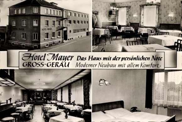 Ak Groß Gerau in Hessen, Hotel Mayer